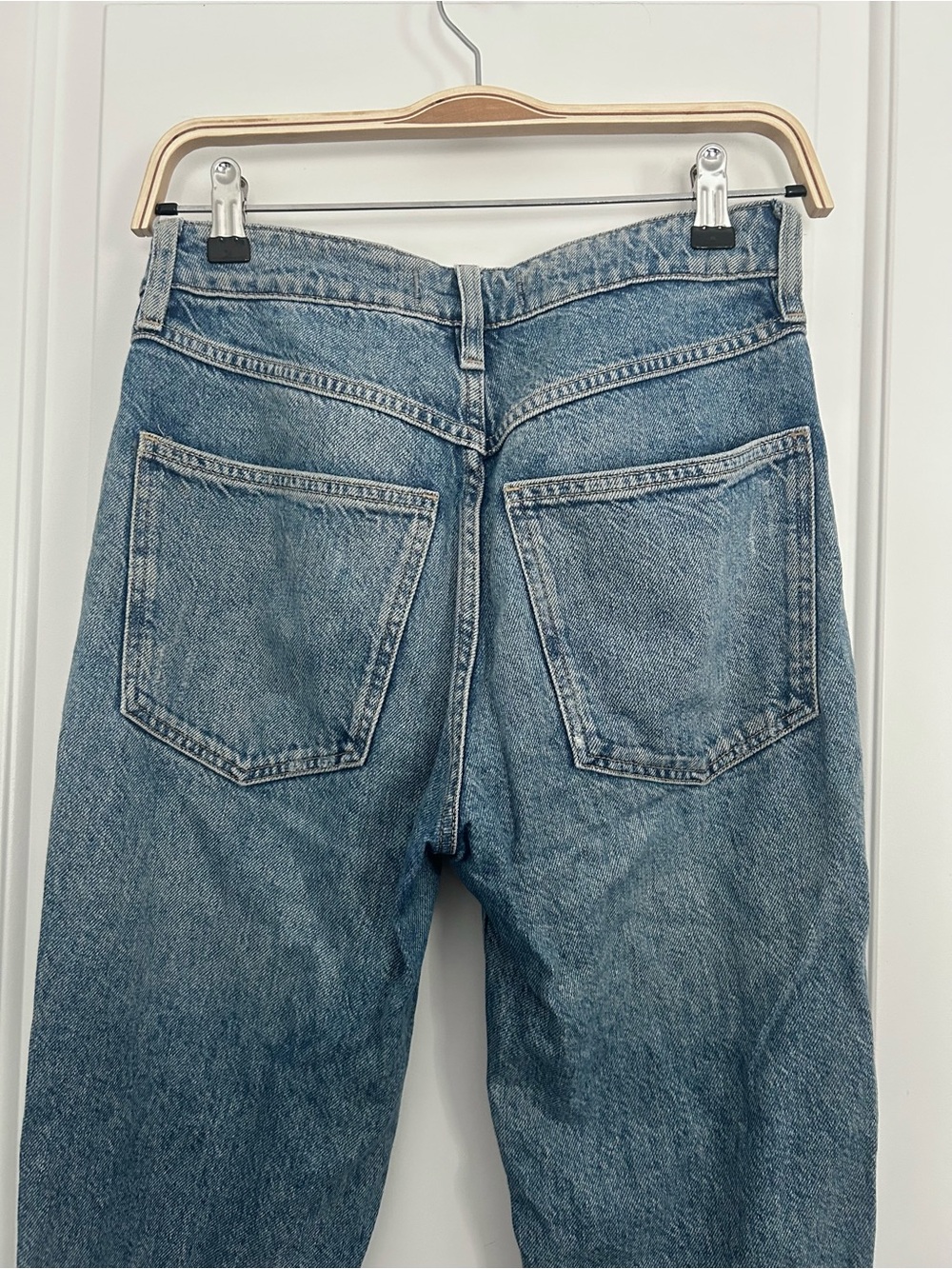 Free People Jeans Slim Leg High Waisted Mom Jeans Size 25 - Picture 4 of 6